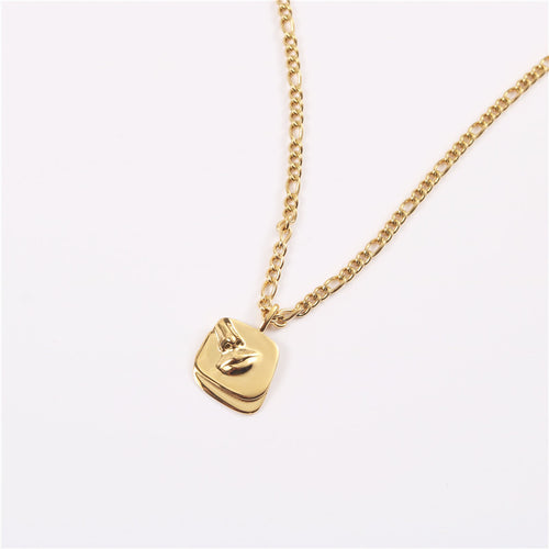 Face Pendant Necklace